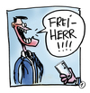 Cartoon: GUTTI und bruederle (small) by zenundsenf tagged guttenberg,brüderle,alkohol,gutti,zenf,zensenf,zenundsenf,andi,walter