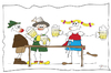 Cartoon: Oktoberfest (small) by KADO tagged oktoberfest,münchen,bier,zeltfest,kado,kadocartoons,cartoon,comic,humor,spass,illustration,dominika,kalcher,austria,styria,graz