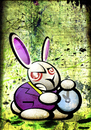 Cartoon: White Rabbit (small) by brazil80 tagged bunny rabbit watch hase uhr