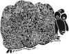 Cartoon: Mouton noir (small) by Albin Christen tagged mouton,animal,noir,black,white,