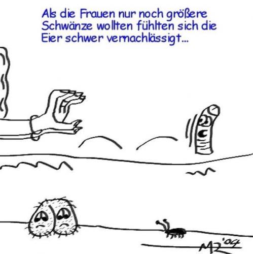 Cartoon: Gesellschaftskritik (medium) by Walwing tagged eier,schwanz,gesellschaftskritik,frauen,