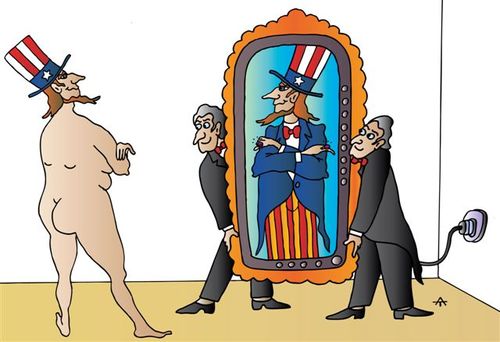 Cartoon: USA debt 2 (medium) by talimonov tagged usa,debt,uncle,sam
