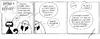 Cartoon: Kater u. Köpcke - Rückseite (small) by badham tagged badham,hammel,kater,köpcke,weltformel,weltenformel,theory,of,everything,panel,rückseite,back,side