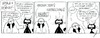 Cartoon: Kater u. Köpcke - Rückseite 5 (small) by badham tagged badham,hammel,kater,köpcke,panel,rückseite,backside,zurück,back,again,reader,leser,leserzahlen,publikum