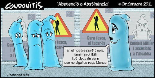 Cartoon: Condonitis 18 (medium) by DrCoragre tagged humor,catala,catalan,tira,comic,strip,drawing,digital