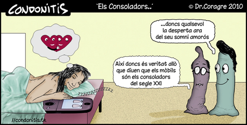 Cartoon: Condonitis 4 (medium) by DrCoragre tagged humor,catala,catalan,tira,comic,strip,drawing,digital