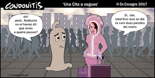 Cartoon: Condonitis 84 (medium) by DrCoragre tagged humor,catala,catalan,tira,comic,strip,drawing