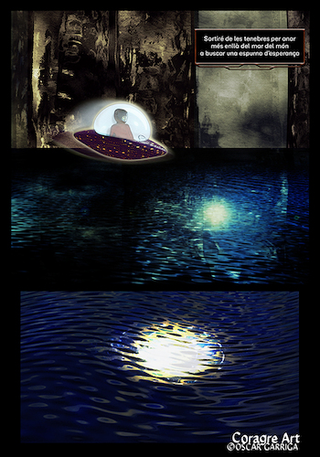 Cartoon: Mon Naufrag (medium) by DrCoragre tagged comic,digital,art,illustration,drawing