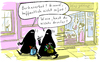 Cartoon: Burkaverbot (small) by kittihawk tagged kittihawk,2014,burkaverbot,integrationsgipfel,nichts,drunter,muslime,deutschland,einkaufen,anziehen