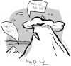 Cartoon: olymp (small) by kittihawk tagged grüß,gott,olymp,berg