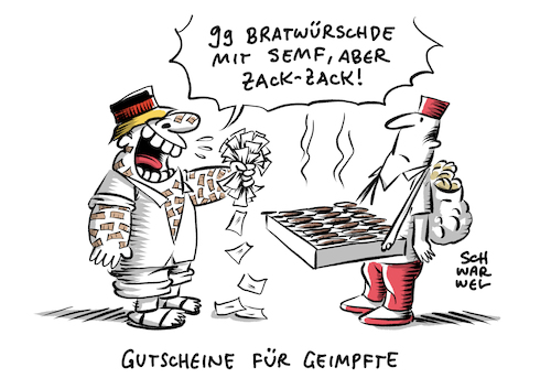 Impfaktion Bratwurst Gutschein