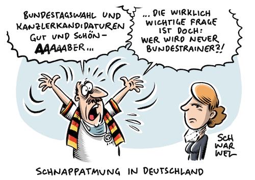 Cartoon: Löw Bundestrainer Rücktritt (medium) by Schwarwel tagged bundestrainer,joachim,löw,rücktritt,bundesliga,fußball,bundestagswahl,wahl,wahlen,kanzler,kanzlerin,kanzlerkandidat,kanzlerkandidatur,em,europameisterschaft,mannschaft,illustration,karikatur,cartoon,schwarwel,bundestrainer,joachim,löw,rücktritt,bundesliga,fußball,bundestagswahl,wahl,wahlen,kanzler,kanzlerin,kanzlerkandidat,kanzlerkandidatur,em,europameisterschaft,mannschaft,illustration,karikatur,cartoon,schwarwel