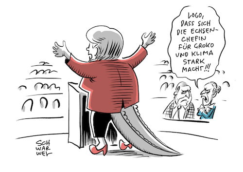 Cartoon: Merkel redet gegen GroKo-Aus an (medium) by Schwarwel tagged merkel,groko,große,koalition,partei,parteien,regierung,politik,innenpolitik,politiker,spd,cdu,csu,union,afd,klima,flüchtlinge,geflüchtete,flüchtlingskrise,klimakrise,klimawandel,klimagegner,klimaleugner,umweltschutz,umweltschützer,klimapolitik,cartoon,karikatur,schwarwel,gauland,weidel,von,storch,höcke,nazi,nazis,rechtspopulismus,rechtspopulisten,rechtsextremismus,rechtsextremisten,bundeskanzlerin,angela,bundestag,generaldebatte,merkel,groko,große,koalition,partei,parteien,regierung,politik,innenpolitik,politiker,spd,cdu,csu,union,afd,klima,flüchtlinge,geflüchtete,flüchtlingskrise,klimakrise,klimawandel,klimagegner,klimaleugner,umweltschutz,umweltschützer,klimapolitik,cartoon,karikatur,schwarwel,gauland,weidel,von,storch,höcke,nazi,nazis,rechtspopulismus,rechtspopulisten,rechtsextremismus,rechtsextremisten,bundeskanzlerin,angela,bundestag,generaldebatte