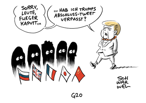 Merkel Zwischenfall Flug G20