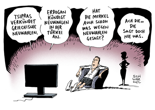 Cartoon: Neuwahlen Griechenland Türkei (medium) by Schwarwel tagged neuwahlen,griechenland,türkei,karikatur,schwarwel,neuwahlen,griechenland,türkei,karikatur,schwarwel