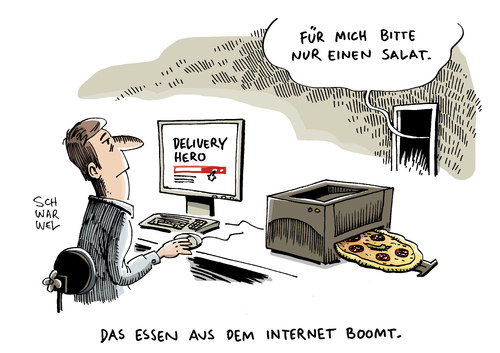 Cartoon: Rocket Internet Finanzspritze (medium) by Schwarwel tagged rocket,internet,finanzspritze,delivery,hero,essenlieferservice,essen,lebensmittel,lieferservice,nahrung,karikatur,schwarwel,rocket,internet,finanzspritze,delivery,hero,essenlieferservice,essen,lebensmittel,lieferservice,nahrung,karikatur,schwarwel