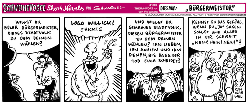 Cartoon: Schweinevogel Bürgermeister (medium) by Schwarwel tagged schweienvogel,schwarwel,bürgermeister,stadt,politik,bürger,volk,wahl,comic,strip,cartoon,lustig,witzig,schweienvogel,schwarwel,bürgermeister,stadt,politik,bürger,volk,wahl,comic,strip,cartoon,lustig,witzig