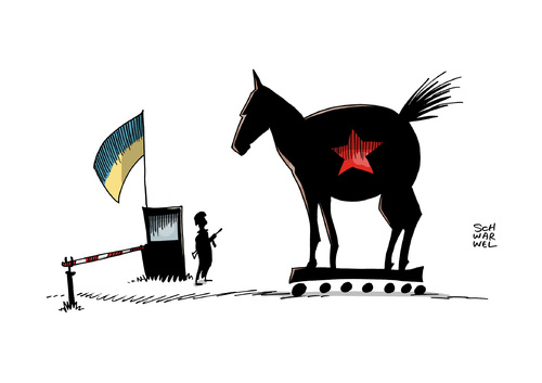 Ukraine Kiew Hilfskonvoi