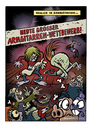 Cartoon: Armgitarren-Wettbewerb (small) by Schwarwel tagged schwarwel,cartoon,witz,lustig,arm,gitarre,wettbewerb,musik,zombie,kreatur,angst,schweinevogel,iron,doof