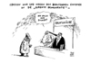 Cartoon: Direkte Demokratie (small) by Schwarwel tagged direkte,demokratie,skepsis,union,cdu,csu,spd,koalation,koalitionsverhandlung,behutsamer,einstieg,merkel,gabriel,karikatur,schwarwel