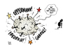 Cartoon: Edathy Koalitionsstreit (small) by Schwarwel tagged edathy,affäre,koalitionsstreit,merkel,oppermann,gabriel,friedrich,groko,große,kolaition,informationen,kinderpornografie,ermittlung,karikatur,schwarwel