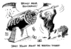 Cartoon: FED Janet Yellen Währungskrieg (small) by Schwarwel tagged fed,janet,yellen,währungskrieg,geld,wirtschaft,finanzen,karikatur,schwarwel,kanone,krieg