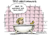 Cartoon: Frau Merkels schwelende Probleme (small) by Schwarwel tagged angela merkel problem problemberg lösung krise wirtschaft politik regierung schwarwel karikatur
