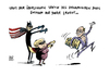 Cartoon: Krim Ukraine Russland Einigung (small) by Schwarwel tagged krim,krise,ukraine,krieg,streit,terror,gewalt,einigung,russland,waffenruhe,deutschland,merkel,obama,usa,karikatur,schwarwel,superman,batman,joker