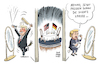 Cartoon: Merkel und Trump (small) by Schwarwel tagged merkel,donald,trump,usa,us,ameriak,bundeskanzlerin,president,präsident,deutschland,politik,karikatur,schwarwel