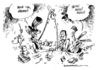 Cartoon: Obama und die Tea Party (small) by Schwarwel tagged obama,amt,amtszeit,präsident,amerika,tea,party,time,hase,republikaner,us,usa,karikatur,schwarwel,halbzeitwahl,stimmungstest,test,stimmung,staat,bundesstaat,politik,regierung,putzfrau,putz,repräsentantenhaus