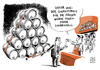 Cartoon: Ölpreis Machtkampf (small) by Schwarwel tagged hohe,lagerbestände,ölpreis,machtkampf,öl,karikatur,schwarwel,schrottpreis