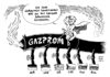 Cartoon: Putins Geheimwaffe Gazprom (small) by Schwarwel tagged krim,krise,ukraine,putin,geheimwaffe,gazprom,eu,europäische,union,deutschland,griechenland,bulgarien,sanktionen,krieg,terror,gewalt,mord,tot,tod,slowakai,gas,abhängigkeit,macht,machtausübung,angst,intervention,strafe,straffrei,cameron,handelspartner,russl