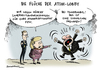 Cartoon: Schwarz-Grün versus Atom-Lobby (small) by Schwarwel tagged angela,merkel,schwarz,grün,partei,regierung,cdu,grüne,atom,atomkraft,politik,politiker,karikatur,schwarwel