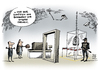 Cartoon: Vorratsdatenspeicherung (small) by Schwarwel tagged vorratsdatenspeicherung,thomas,de,maiziere,gesetzentwurf,daten,speicherung,karikatur,schwarwel