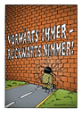 Cartoon: Vorwärts immer rückwärts nimm (small) by Schwarwel tagged schweinevogel,el,depressivo,schwarwel