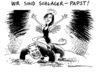 Cartoon: Wir sind Schlager Pabst (small) by Schwarwel tagged schlager,pabst,lena,meyer,landrut,eurovision,song,contest,stefan,raab,sieg,oslo,karikatur,schwarwel