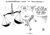 Cartoon: Wulff Freispruch (small) by Schwarwel tagged wulff,freispruch,ex,bundespräsident,gericht,recht,gesetz,justitia,wirtschaft,vorbild,karikatur,schwarwel