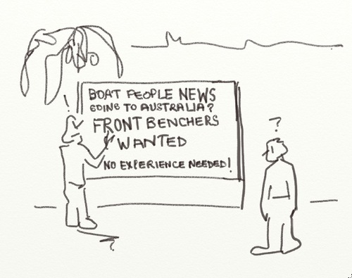 Cartoon: opportunity knocks! (medium) by Toonopia tagged migration