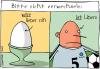 Cartoon: Libero (small) by Josef Schewe tagged soccer,egg,ei,fußball,libero,ostern,