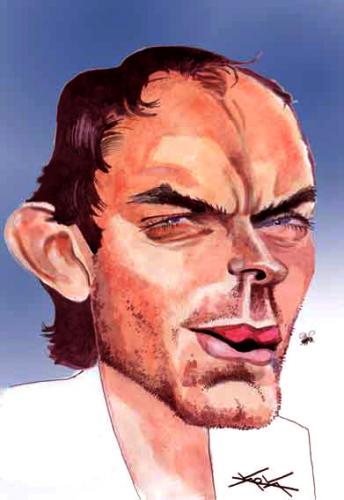Cartoon: Jude Law caricature (medium) by KARKA tagged jude,law