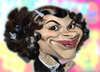 Cartoon: Audrey Tautou caricature (small) by KARKA tagged audrey tautou amelie