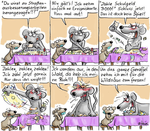 Cartoon: der macht nix - der spielt nur (medium) by Ratte Ludwig tagged ratte,ludwig,monopoli,spiel,zahlen,abbruch,karlheinz,der