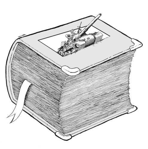 Cartoon: kalem-kitap-pencil-book (medium) by halileser tagged 04