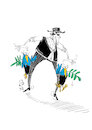 Cartoon: peacemaker (small) by romi tagged peace,war,politics,cowboy,dove,ambassador
