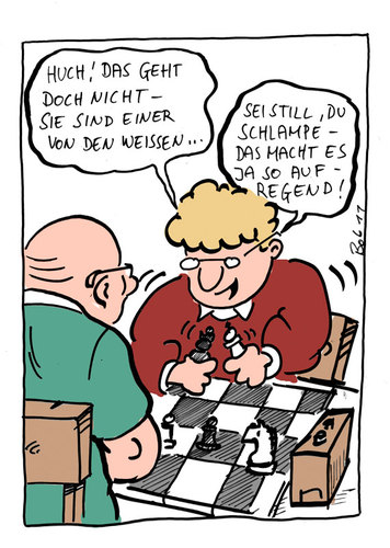 Cartoon: Schach (medium) by bob tagged hack,bob,brettspiel,spiel,chess,schach