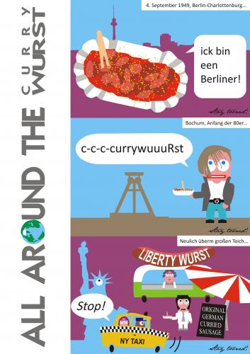 Cartoon: CURRY WURST CONTEST 073 (medium) by toonpool com tagged currywurst,contest