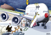 Cartoon: A380 Airbus (small) by toonpool com tagged 380 lufthansa airbus manjul