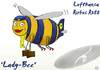 Cartoon: Airbus A380 Contest (small) by toonpool com tagged lufthansa airbus380 airbus plane flugzeug contes