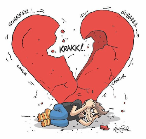 Cartoon: The life triangle (medium) by ugurgunel tagged love,relationships,heartbreake,heart,feel,sadness,depdression,deppressing,melancholy,pain