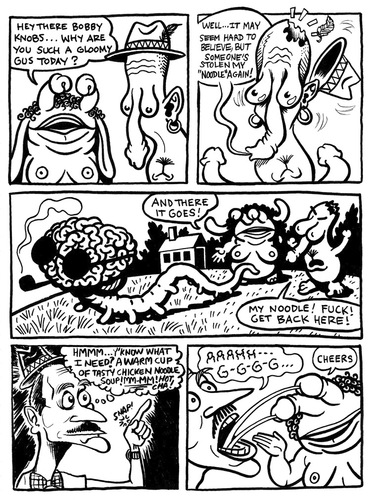 Cartoon: Bobby Knobs (medium) by kernunnos tagged twisted,sick,golden,showers,genitalia,psychopathia,sexualis